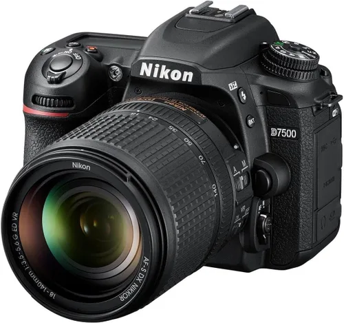 Nikon D7500 Cámara DSLR de 20.9MP con lente AF-S DX NIKKOR 18-140mm f/3.5-5.6G ED VR, Negro
