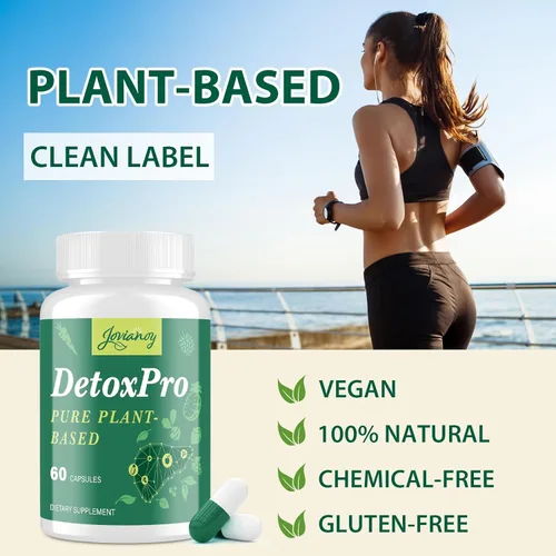 Miniatura 6 de 1000 MG Cápsulas de desintoxicación y limpieza, fórmula vegetal 26 en 1 para desintoxicación, suplemento de desintoxicación para mujeres y hombres
