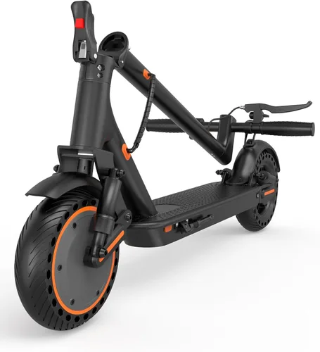 Miniatura 12 de NAVIC Scooter eléctrico para adultos, scooter plegable E con motor potente de 350 W/500 W/750 W, neumáticos sólidos de 8.5 pulgadas/10 pulgadas/14