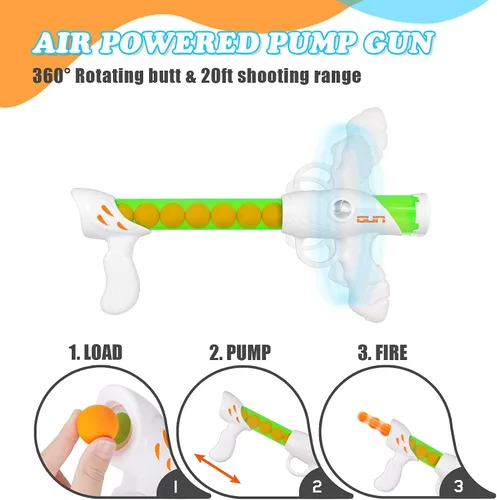 Miniatura 4 de Pistola de juguete para niños de 5, 6, 7, 8, 9, 10, 11, 12 años, el mejor regalo de cumpleaños para niños con objetivo de disparo en movimiento, 2