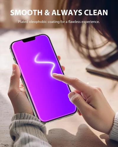 Miniatura 4 de PDDKISS Compatible con iPhone 13 Pro Max Protector de pantalla de privacidad/Protector de pantalla para iPhone 14 Plus de 6.7 pulgadas, degradado
