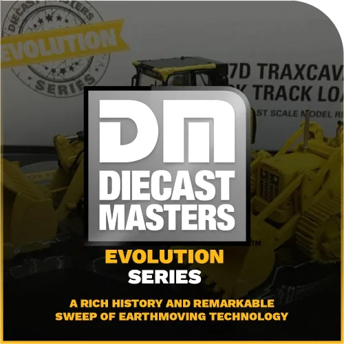 Miniatura 8 de Diecast Masters Camión para gatos Caterpillar 977D y 963K 1:50, serie Evolution Camiones coleccionables de construcción a escala Camión