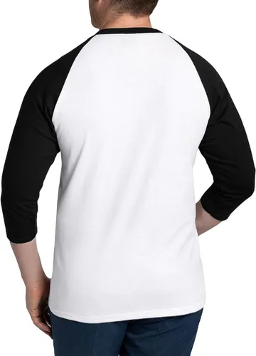 Miniatura 2 de CafePress Plant Based Diet Vegetarian Vegani Baseball Jersey Men's Cotton Baseball Jersey, 3/4 Raglan Sleeve Shirt