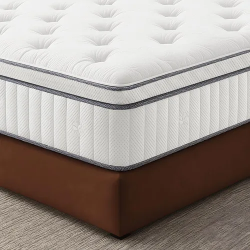 Miniatura 14 de mikibama Colchón individual, colchón híbrido de tamaño individual de 10 pulgadas en una caja para cama individual con espuma viscoelástica