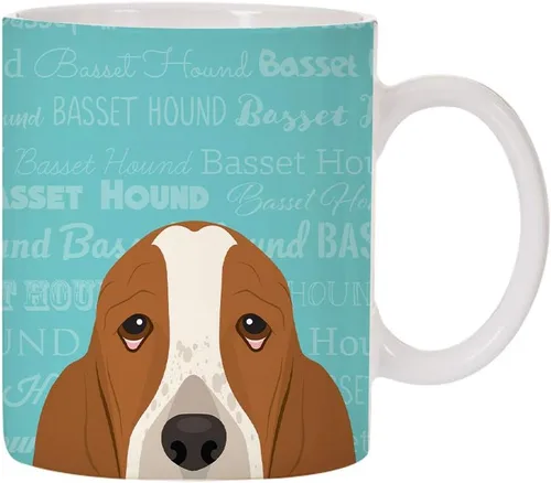 Miniatura 22 de Taza de café de cerámica con diseño de raza de perro de 11 oz (Border Collie)