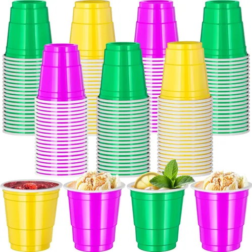 Miniatura 21 de 500 piezas Vasos de Chupito de Plástico Lake Bule de 2 onzas vasos de chupito azules Revelación de Género vasos de chupito desechables para beber