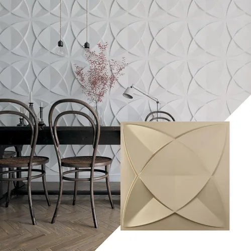 Miniatura 41 de Ekena Millwork Swindon EnduraWall Panel decorativo de pared 3D de 11 7/8 pulgadas de ancho x 11 7/8 pulgadas de alto, fiebre del oro