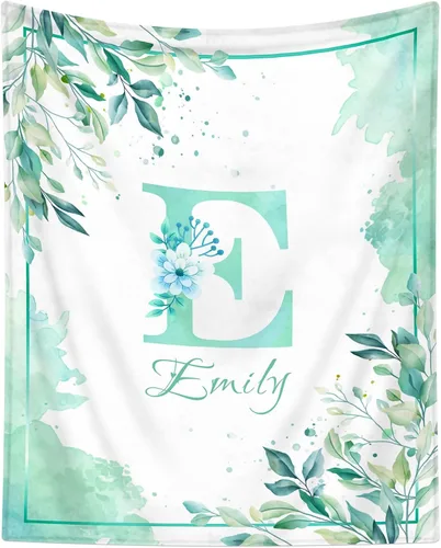 Miniatura 17 de Manta de bebé personalizada con nombre, manta de nombre personalizado para niños, mantas de franela suave en Pascua, regalos personalizados de bebé