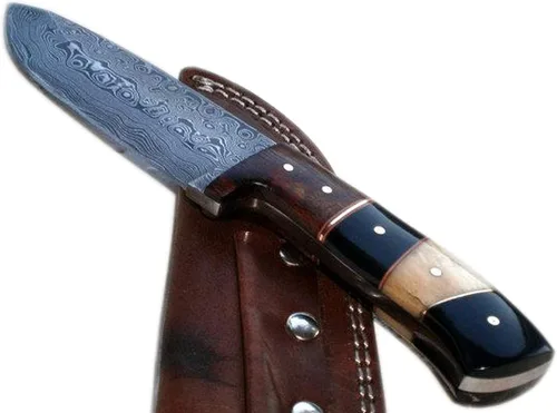 Miniatura 2 de Poshland BC-T-1092 - Cuchillo hecho a mano de acero de Damasco - Hermoso cuchillo
