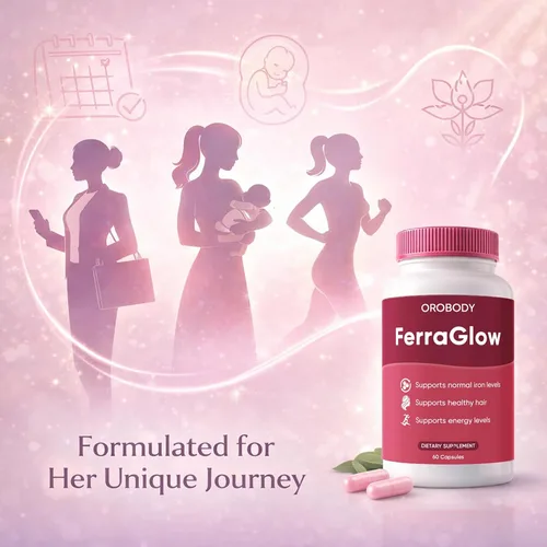Miniatura 5 de Suplemento diario de hierro para mujeres, con bisglicinato de hierro, lactoferrina, vitamina C y B12, apoya la energía, el bienestar del cabello