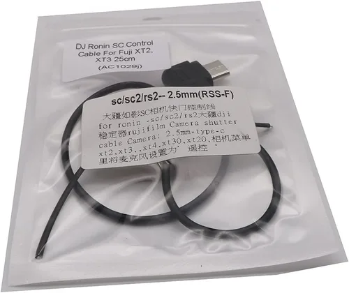 Miniatura 9 de para DJ Ronin SC, RSC2, RS2, RS3 Cable de control tipo C-0.098 in, cable de liberación de cable de control remoto para Fuji XT2, XT3, XH1 para Canon