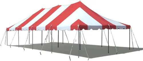 Miniatura 18 de TentandTable Tienda de campaña con toldo de alta calidad de 20 x 40 pies, rojo/blanco/azul, para exteriores, capacidad de 80 a 160 personas