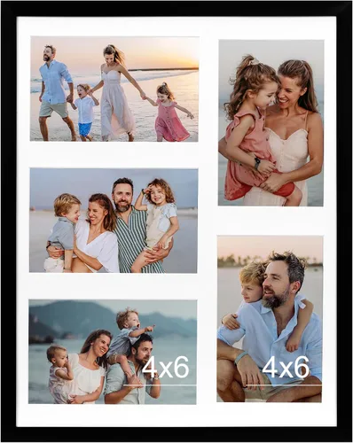Miniatura 11 de Fixwal 8x10 Collage Picture Frame with Two Openings for Displaying 4x6 Pictures, 4x6 Picture Frame Collage, Gallery Wall Frame, Multi Picture Frames