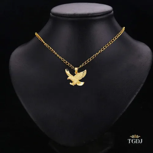 Miniatura 7 de Colgante de águila de oro amarillo de 14 quilates combina perfectamente con todos los colgantes joyería fina elegantemente elaborada gran regalo