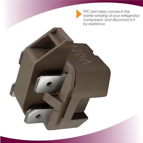 Miniatura 2 de CarterTM Kit de sobrecarga y relé para refrigerador/congelador 4387913, sustituye a 4387913 7020935 4387766. Compatible con Whirlpool, Frigidaire
