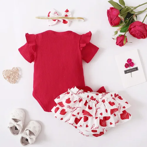 Miniatura 4 de Conjunto de ropa para bebé recién nacida, conjunto de pantalones cortos, conjunto floral de verano, ropa de bebé linda para niña