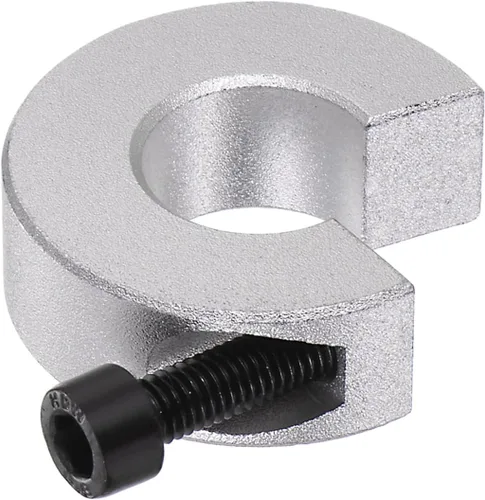 Miniatura 3 de HARFINGTON Juego de collar de eje para riel lineal SBR16, collar de eje de abrazadera con tornillo de ajuste orificio de 0.630 in, diámetro exterior