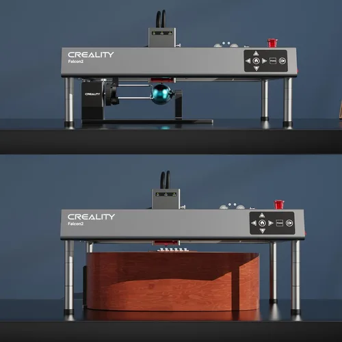 Miniatura 6 de Creality Grabador láser oficial de 4 piezas para cortadora láser Creality Falcon 2 y máquina grabadora, elevador de máquina de grabado láser
