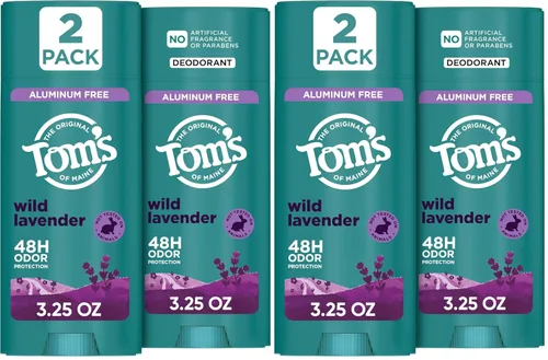 Miniatura 20 de Tom's of Maine Desodorante natural sin aluminio de sándalo y vainilla para mujeres y hombres, se aplica transparente, protección contra olores
