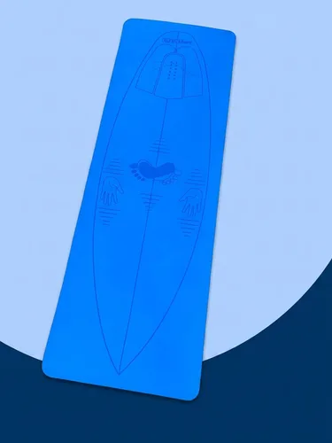 Miniatura 2 de Esterilla de entrenamiento profesional para postura de surf y pop-up – Esterilla de yoga de surf para práctica de postura de surf, posicionamiento