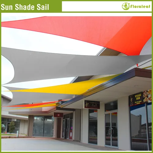 Miniatura 6 de Vela de Sombra Solar 10' X 15' Rectangular Impermeable Vela Solar con Bloqueo UV Toldo para Patio Exterior Césped Jardín Patio Trasero, Gris Claro