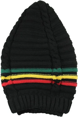 Miniatura 3 de RW Gorro de punto acanalado clásico Rasta 100% algodón