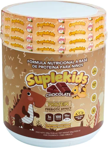 Batido de proteínas para niños - Sabor a chocolate - Proteína en polvo para niños - Crecimiento y desarrollo saludables - Apoyo al aumento de peso