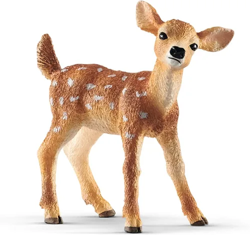 Schleich Wild Life - Figura realista de ciervo de cola blanca auténtica y altamente detallada - Juguete de animal salvaje duradero para educación y