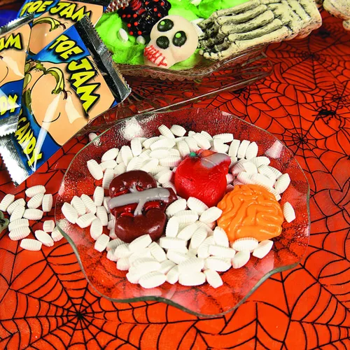 Miniatura 4 de Fun Express Caramelos de gomitas de cosecha de órganos de Halloween a granel, paquete de 1 libra con formas de cerebro, corazón, pulmón e intestino