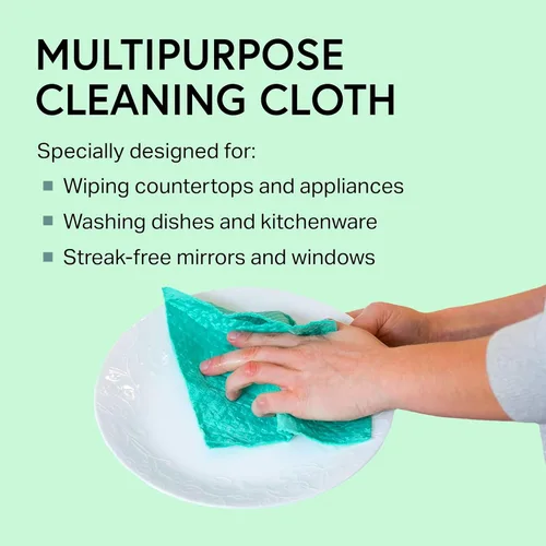 Miniatura 8 de Swedish Wholesale Paños de cocina suecos para cocina, paquete de 10 toallas de papel reutilizables, lavables, paños de microfibra de esponja