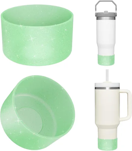 Miniatura 27 de Airboat - Paquete de 2 bases protectoras de silicona para vasos Stanley Quencher Adventure de 40 oz, 30 oz y IceFlow de 20 oz y 30 oz, base inferior