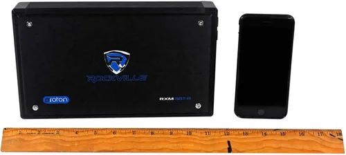 Miniatura 3 de Amplificador estéreo RockvilIe RXM8BTB de 8 canales y 1500 vatios Bluetooth para coche