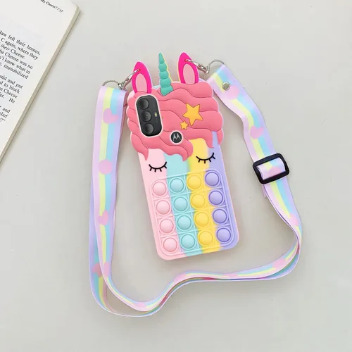 Miniatura 7 de nancheng Funda de silicona suave a prueba de golpes para Moto G Pure 2021/G Power 2022/G Play 2023, funda protectora de silicona antiarañazos