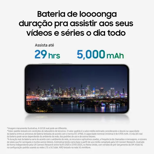 Miniatura 6 de Samsung Galaxy A26 5G con IA 256GB, 8GB, Doble SIM 6.7" 120Hz AMOLED, resistente al agua IP67, Android 15 Modelo internacional desbloqueado