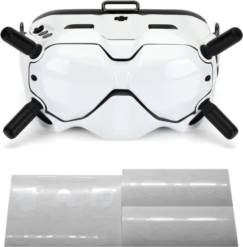 Miniatura 10 de WRAPGRADE Skin compatible con DJI FPV Gafas V2 (Airforce Silver)