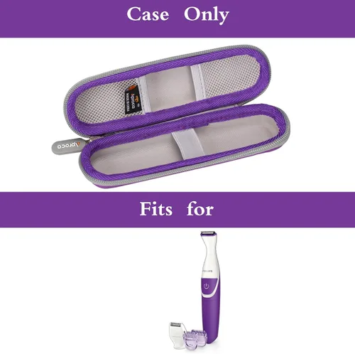 Miniatura 5 de Aproca Funda compatible con la recortadora inalámbrica Philips Beauty Bikini Genie BRT383/50, bolsa de almacenamiento portátil para accesorios