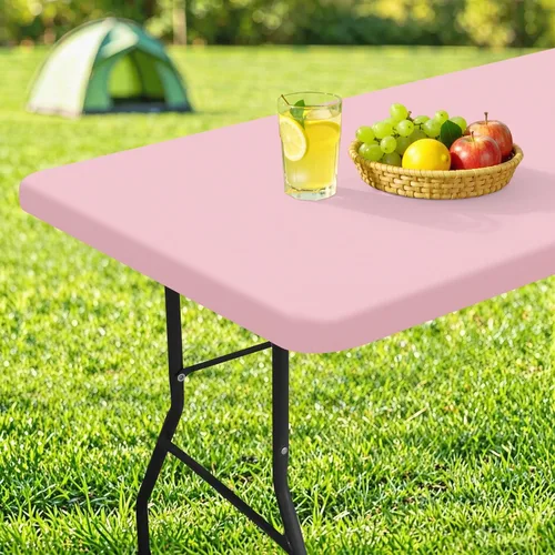 Miniatura 41 de homing Mantel cuadrado ajustable de poliéster impermeable, protector de mesa lavable para picnic, campamento, al aire libre (negro, 34 x 34 pulgadas)