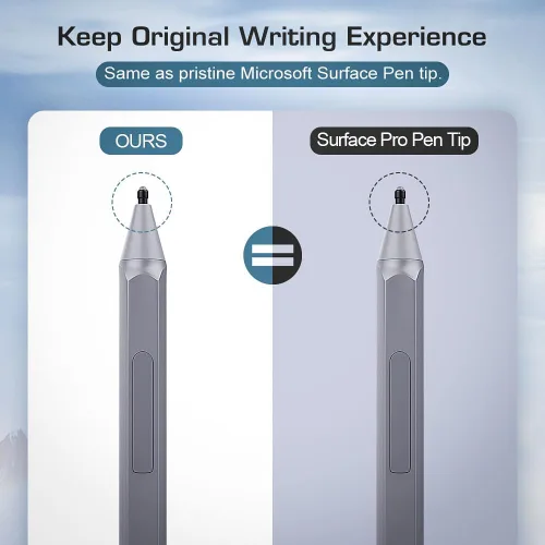 Miniatura 3 de MoKo Puntas de bolígrafo para Surface Pen (5 paquetes, 2 x HB/2 x 2 H/H), kit de repuesto de punta de bolígrafo para Surface Pro 2017