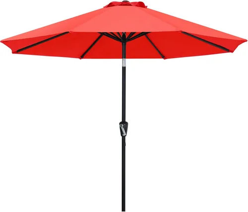 Miniatura 39 de ABCCANOPY Sombrilla de patio al aire libre de 7.5 pies, sombrilla de mesa con protección UV con manivela para una fácil instalación, adecuada