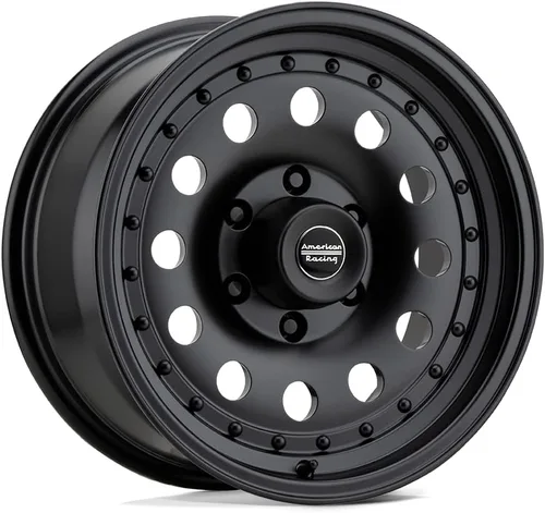 Miniatura 3 de American Racing AR62 OUTLAW II 15X7 5X4.75 5.97 50mm SATIN BLACK - AR625762B Negro satinado