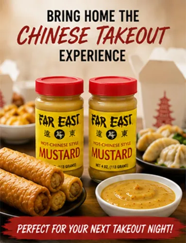 Miniatura 3 de Mostaza china caliente, dos frascos de 4 onzas de mostaza picante china (paquete de 2, 2, unidades)