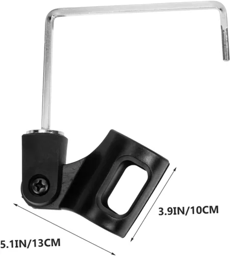 Miniatura 4 de VICASKY Soporte de micrófono de saxofón ajustable Clip de micrófono de plástico para instrumentos Micrófono Soporte de micrófono de montaje de choque