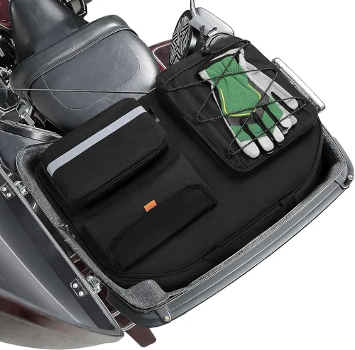HODRANT Organizador de Paquete de Tour para Motocicleta, Bolsa de Forro de Paquete de Tour Compatible con Harley Davidson Street Glide Electra Glide
