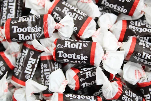 Miniatura 2 de Grandys Candys Mini Tootsie Roll masticables envueltos individualmente, caramelos a granel, chocolate (1 libra)