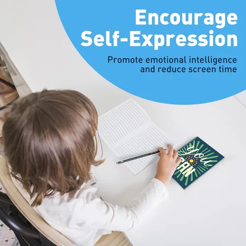 Miniatura 6 de S&O - Juego de mini cuadernos motivacionales a granel con mensajes únicos, 24 diarios inspiradores para niños, blocs pequeños, pequeños diarios
