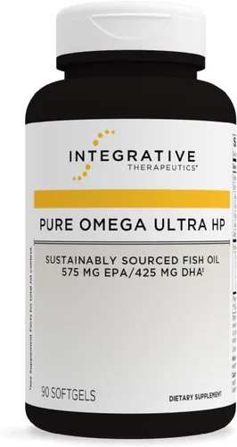 Integrative Therapeutics Pure Omega Ultra HP 1392 mg - Suplemento de aceite de pescado omega-3 con ácidos grasos esenciales - Apoyo para la salud