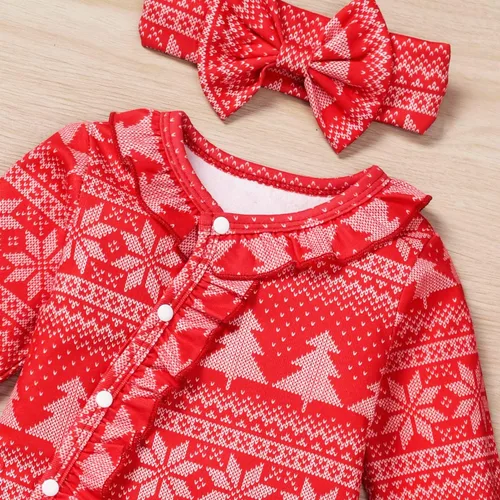 Miniatura 5 de Aalizzwell Mameluco para bebé niña, ropa de otoño e invierno con accesorios