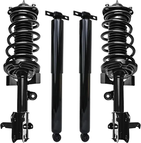 Miniatura 41 de Detroit Axle - Amortiguadores de puntales para Nissan Sentra 2007-2012 [Base S SL SR] Puntales delanteros completos con amortiguadores traseros