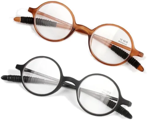 Gafas de lectura con marco redondo retro ligero Tr90 para hombres y mujeres, lectores de calidad +1.0+1.5+2.0+2.5+3.0+3.5+4.0