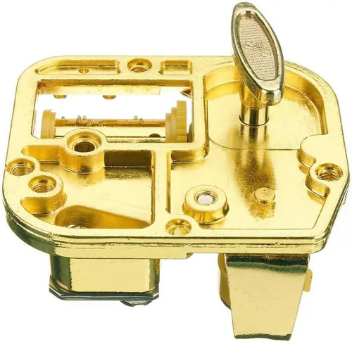 Miniatura 2 de Pursuestar Caja de música de cuerda con movimiento de mundo pequeño, mecanismo musical de reloj de 18 notas dorado Yunsheng para bricolaje
